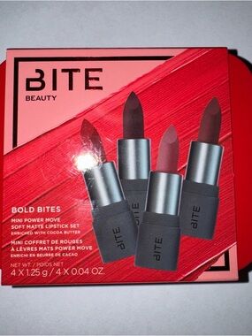BITE Beauty Bold Bites Mini Matte Lipstick Set - Nude Shades